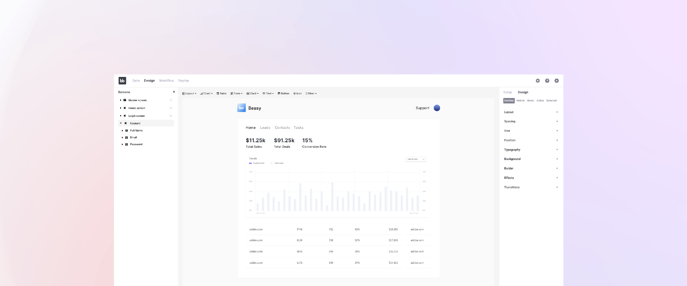 Budibase UI